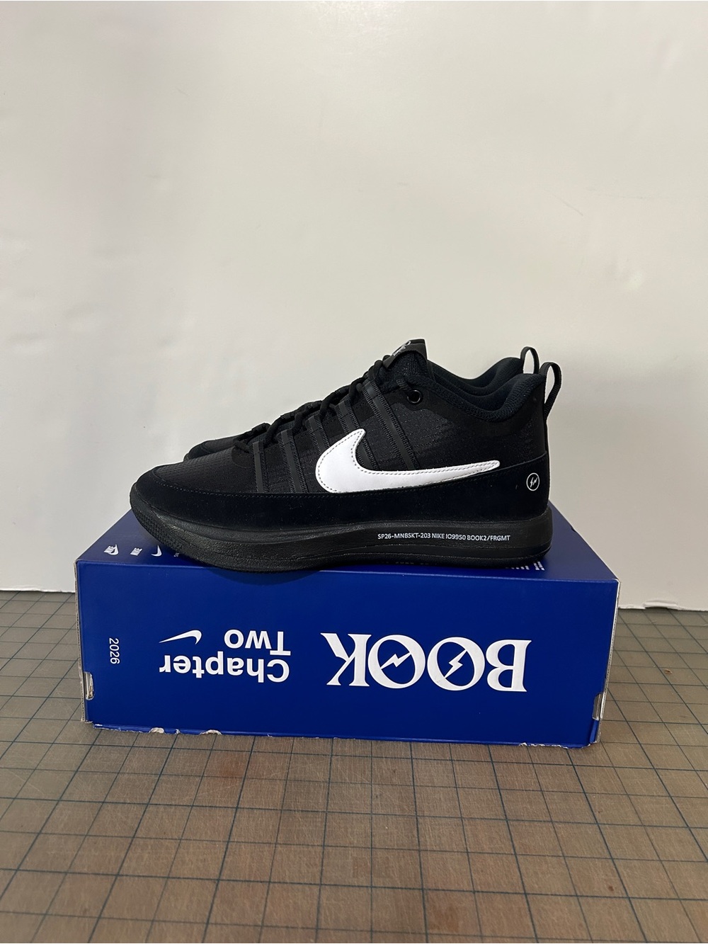 Fragment Design x Nike Book 2 ‘Black White’